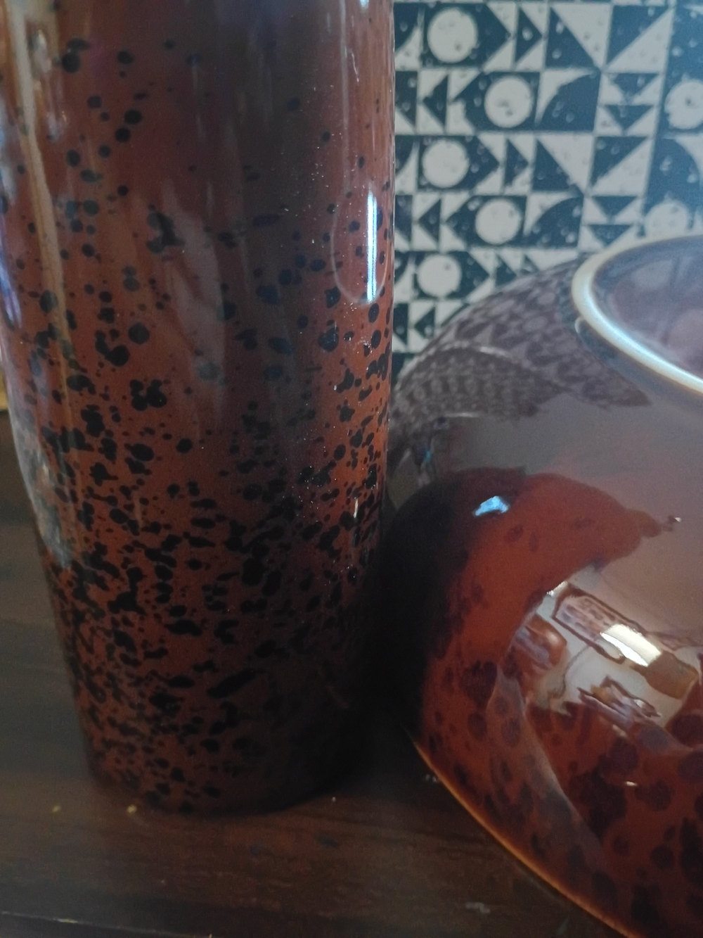 Pretti.Cool Tortoiseshell Serving Bowl/Oil Cruet - Picture 5 of 5